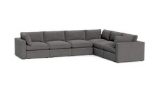 Load image into Gallery viewer, REFURBISHED - Ciello XL - Sectional - Storm Grey - Regular Arms
