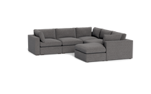 Load image into Gallery viewer, REFURBISHED - Ciello XL - Sectional - Storm Grey - Regular Arms
