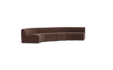 Load image into Gallery viewer, Cassini - Wedge Sectional - Chocolate
