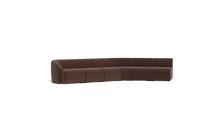Load image into Gallery viewer, Cassini - Wedge Sectional - Chocolate
