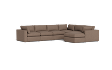 Load image into Gallery viewer, Ciello XL - Sectional - Mocha - Regular Arms

