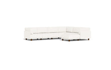 Load image into Gallery viewer, Luna - Sectional - Snowdrift - High Arms - Low Legs
