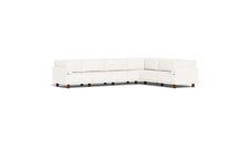 Load image into Gallery viewer, Luna - Sectional - Snowdrift - High Arms - Low Legs
