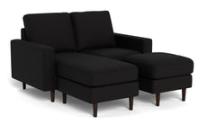 Load image into Gallery viewer, REFURBISHED - Altus - Sofa - Obsidian - Square Arms
