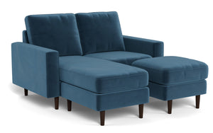 REFURBISHED - Altus - Sofa - Sapphire - Square Arms