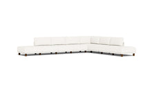 Load image into Gallery viewer, Luna - Sectional - Snowdrift - High Arms - Low Legs
