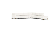 Load image into Gallery viewer, Luna - Sectional - Snowdrift - High Arms - Low Legs
