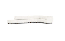 Load image into Gallery viewer, Luna - Sectional - Snowdrift - Low Arms - Low Legs
