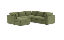 Load image into Gallery viewer, Ciello XL - Sectional - Cypress Green - High Angled
