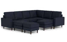 Load image into Gallery viewer, REFURBISHED - Altus - Sectional - Deep Sea - Square Arms
