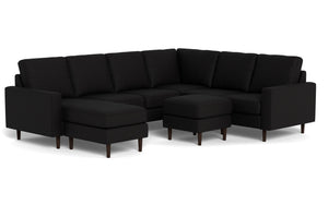 REFURBISHED - Altus - Sectional - Obsidian - Square Arms