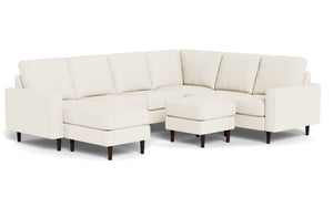 REFURBISHED - Altus - Sectional - Pearl - Square Arms