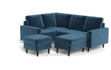 Load image into Gallery viewer, REFURBISHED - Altus - Sectional - Sapphire - Square Arms
