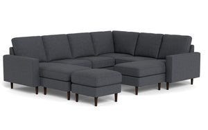 REFURBISHED - Altus - Sectional - Slate - Square Arms