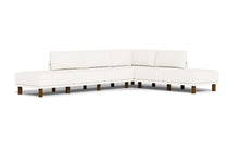 Load image into Gallery viewer, Luna - Sectional - Snowdrift - High Arms - Tall Legs

