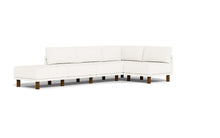 Load image into Gallery viewer, Luna - Sectional - Snowdrift - High Arms - Tall Legs

