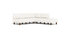 Load image into Gallery viewer, Luna - Sectional - Snowdrift - High Arms - Tall Legs
