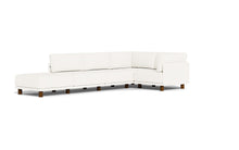 Load image into Gallery viewer, Luna - Sectional - Snowdrift - High Arms - Low Legs
