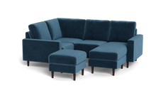 Load image into Gallery viewer, Altus - Sectional - Sapphire - Square Arms
