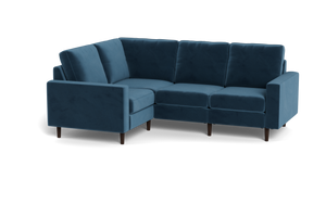 Altus - Sectional - Sapphire - Square Arms