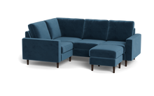 Load image into Gallery viewer, Altus - Sectional - Sapphire - Square Arms
