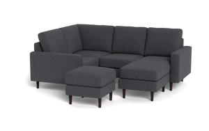Altus - Sectional - Slate - Square Arms
