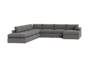 Load image into Gallery viewer, Ciello XL - Sectional - Storm Grey - Regular Arms
