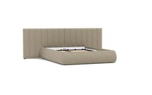 Load image into Gallery viewer, Ara Bed - Queen - Upholstered - Flax Haven - Storage

