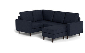 REFURBISHED - Altus - Sectional - Deep Sea - Square Arms