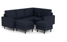 Load image into Gallery viewer, REFURBISHED - Altus - Sectional - Deep Sea - Square Arms
