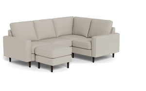 REFURBISHED - Altus - Sectional - Latte - Square Arms