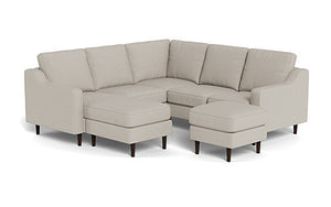 REFURBISHED - Altus - Sectional - Latte - Original Arms