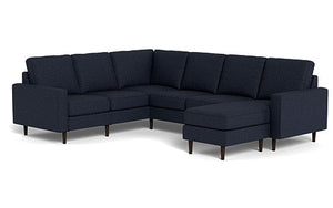 REFURBISHED - Altus - Sectional - Deep Sea - Square Arms