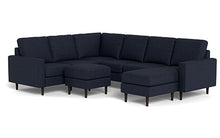 Load image into Gallery viewer, REFURBISHED - Altus - Sectional - Deep Sea - Square Arms
