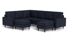 Load image into Gallery viewer, REFURBISHED - Altus - Sectional - Deep Sea - Square Arms
