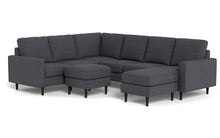 Load image into Gallery viewer, REFURBISHED - Altus - Sectional - Slate - Square Arms
