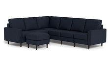 Load image into Gallery viewer, REFURBISHED - Altus - Sectional - Deep Sea - Square Arms
