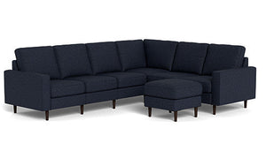 REFURBISHED - Altus - Sectional - Deep Sea - Square Arms