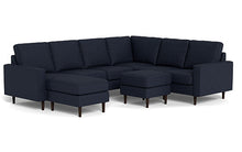 Load image into Gallery viewer, REFURBISHED - Altus - Sectional - Deep Sea - Square Arms
