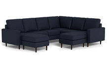 Load image into Gallery viewer, REFURBISHED - Altus - Sectional - Deep Sea - Square Arms
