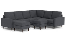 Load image into Gallery viewer, REFURBISHED - Altus - Sectional - Slate - Square Arms
