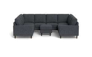 REFURBISHED - Altus - Sectional - Slate - Square Arms