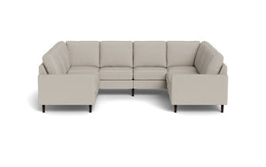 REFURBISHED - Altus - Sectional - Latte - Square Arms