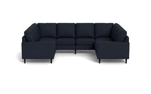 Load image into Gallery viewer, REFURBISHED - Altus - Sectional - Deep Sea - Square Arms
