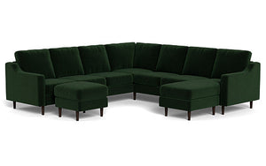 REFURBISHED - Altus - Sectional - Emerald - Original Arms