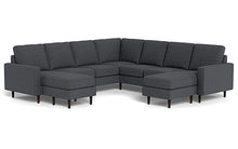Load image into Gallery viewer, REFURBISHED - Altus - Sectional - Slate - Square Arms
