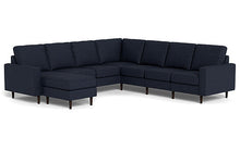 Load image into Gallery viewer, REFURBISHED - Altus - Sectional - Deep Sea - Square Arms

