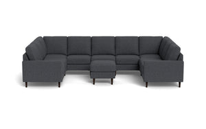 REFURBISHED - Altus - Sectional - Slate - Square Arms