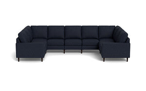 REFURBISHED - Altus - Sectional - Deep Sea - Square Arms