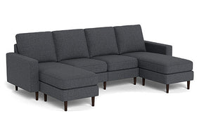 REFURBISHED - Altus - Sofa - Slate - Square Arms